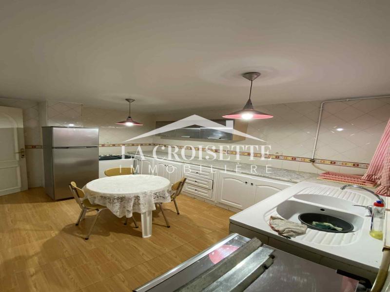 Rez-de-jardin meublé S+2 aux Jardins de L'aouina